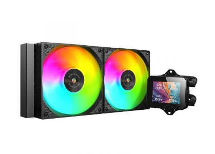 MARS GAMING WATERCOOLING ML-VISION240 AIO 500W TDP ALUM ARGB 360º BLACK