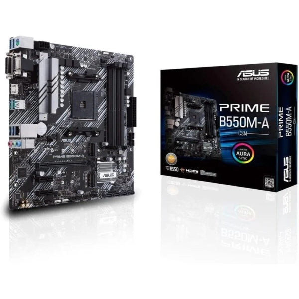 MB ASUS AMD B550 SKT AM4 VGAHDMIDVI - PRIME B550M-ACSM