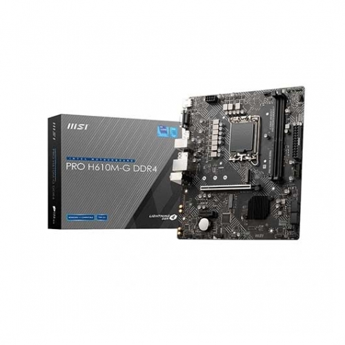 MB MSI PRO H610M-G DDR4 SKT 1700 2xDDR4 VGA/HDMI/DP mATX