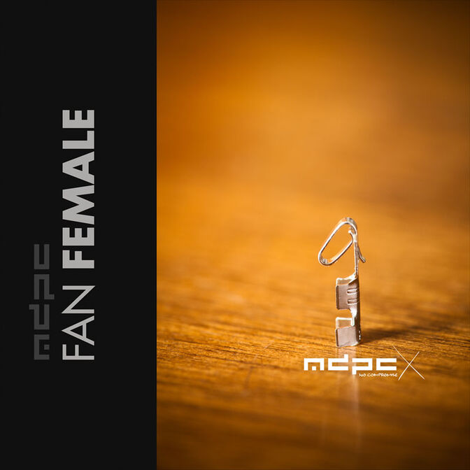 MDPC-X Lüfter-Crimpkontakt Female, 10 Stück