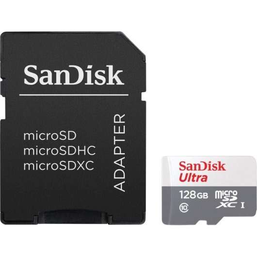 MEM MICRO SDXC 128GB SANDISK ULTRA UHS-I - SANDISK - CartÃµes de Memoria - www.on4tech.pt