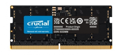 Memória Ram Crucial DDR5 módulo 16 GB SO DIMM 262-pinos 4800 MT/s / PC5-38400 CL40 1.1 V unbuffered sem ECC , CT16G48C40S5