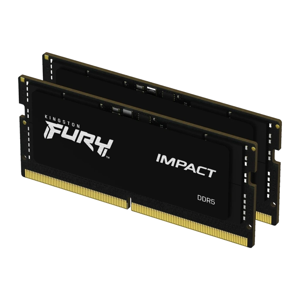 Memória RAM Fury Impact 64GB (2x32GB) DDR5 4800MHz CL38 (Preto) - KINGSTON