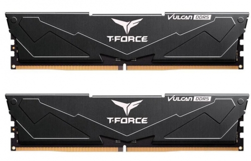 Memória RAM TEAM GROUP T-Force VULCAN 16GB (2x8GB) DDR5 5600MT/s CL40 Preto , FLABD516G5600HC40BDC01