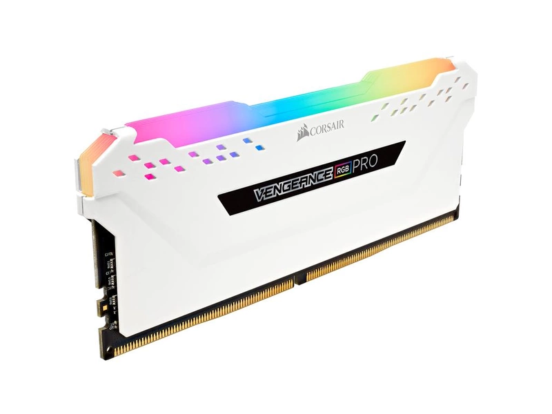 Memória RAM Vengeance RGB Pro 32GB (2x16GB) DDR4-3200MHz CL16 (Branco) - CORSAIR