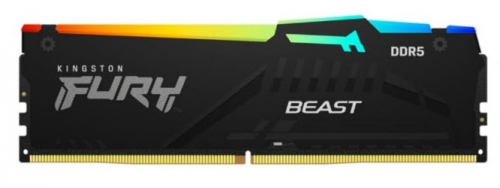 Memória Kingston FURY Beast RGB DDR5 32GB DIMM 3000 MHz / PC5-48000 CL36 1.25 V unbuffered on-die ECC preto, KF560C36BBE2A-32