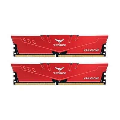 MEMÓRIA RAM DDR4 16GB 2X8GB 3200MHZ TEAMGROUP VERMELHA