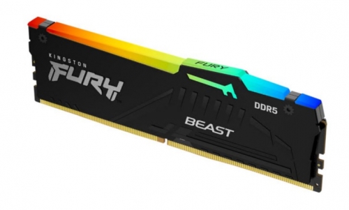 Memória Ram DDR5 8 GB DIMM 288-pin 6000 MHz / PC5-48000 CL30 1.4 V Kingston FURY Beast RGB KF560C30BBEA-8