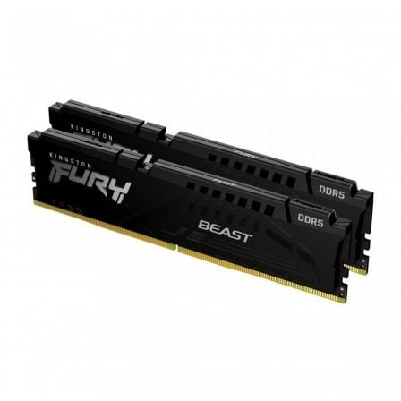 Memória RAM DIMM Kingston Fury Beast RGB 32GB (1x32GB) DDR5-5200MHz (AMD Expo/Intel XMP) 2Rx8 CL36 Branca