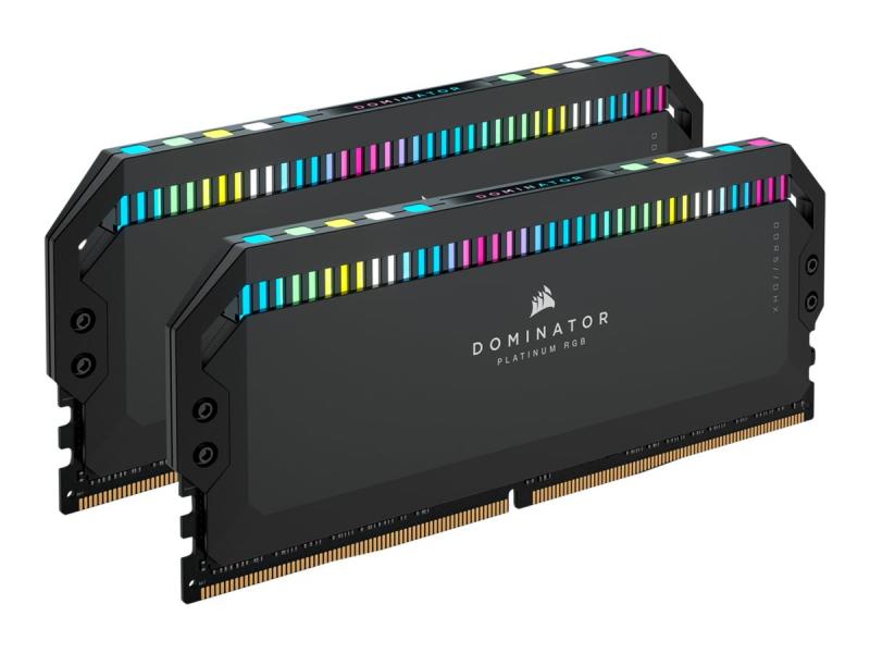 Memória RAM Dominator Platinum RGB 64GB (2x32GB) DDR5-5200MHz CL40 (Preta) - CORSAIR