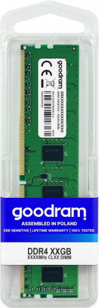 Memoria RAM Goodram 16GB DDR4 1.2V 3200MHz CL22 GR3200D464L22S/16G