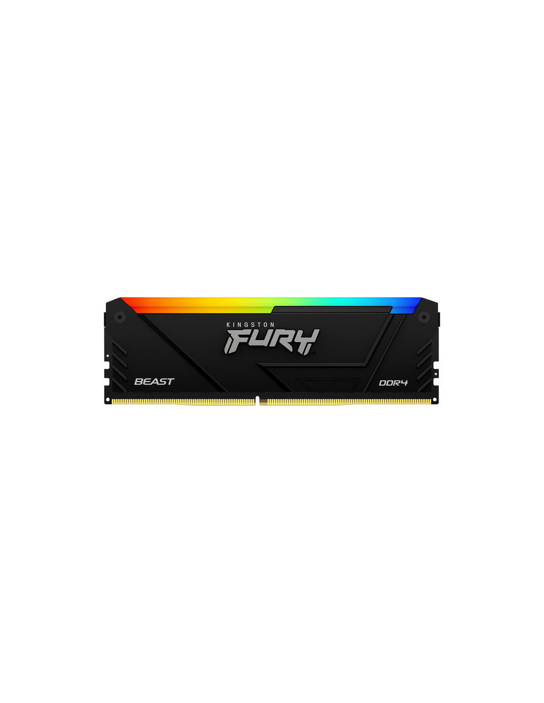 Memória RAM Kingston 64GB 2666 DDR4 DIMM Kit4 FURY Beast RGB