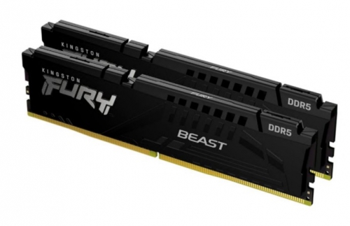 Memória Ram Kingston FURY Beast KF568C34BBEK2-32 DDR5 kit 32 GB: 2 x 16 GB DIMM 288-pin 6800 MHz / PC5-54400 CL34 1.4 V
