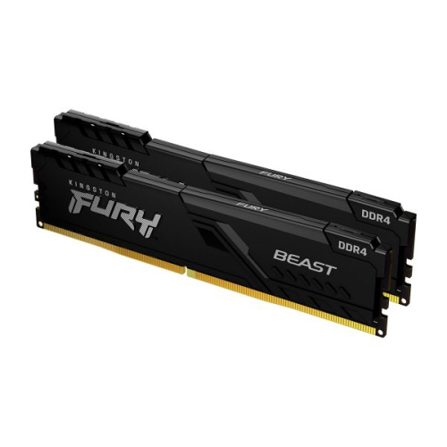 Memoria RAM Kingston FURY Beast Black 32GB 2x16GB DDR4 1.35V 3200MHz CL16 KF432C16BB1K2/32