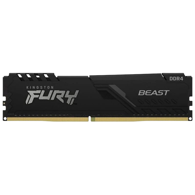 Memoria RAM Kingston FURY Beast Black 16GB DDR4 1.35V 3200MHz CL16 KF432C16BB1/16