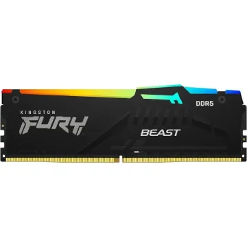 Memória RAM Kingston FURY Beast RGB 8GB/ DDR5/ 6000 MHz/ 1,35 V/ CL36/ DIMM