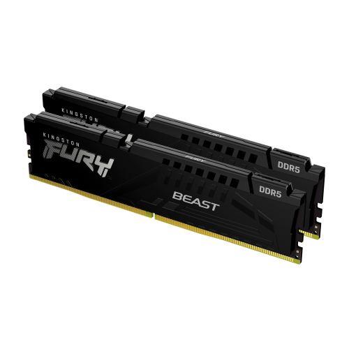 KINGSTON MEM 64GB 5600MHz DDR5 CL40 DIMM (Kit of 2) FURY BEAST BLACK