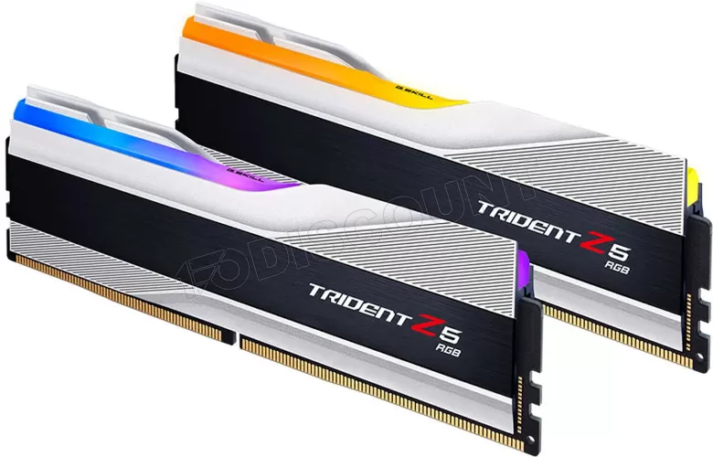 Memória RAM Trident Z5 RGB 32GB (2x16GB) DDR5-5600MHz CL36 (Prateada) - G.SKILL