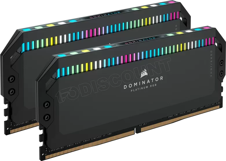 Memória RAM UDIMM Dominator Platinum RGB 32GB (2x16GB) DDR5-6000MHz CL30 1.40V - CORSAIR
