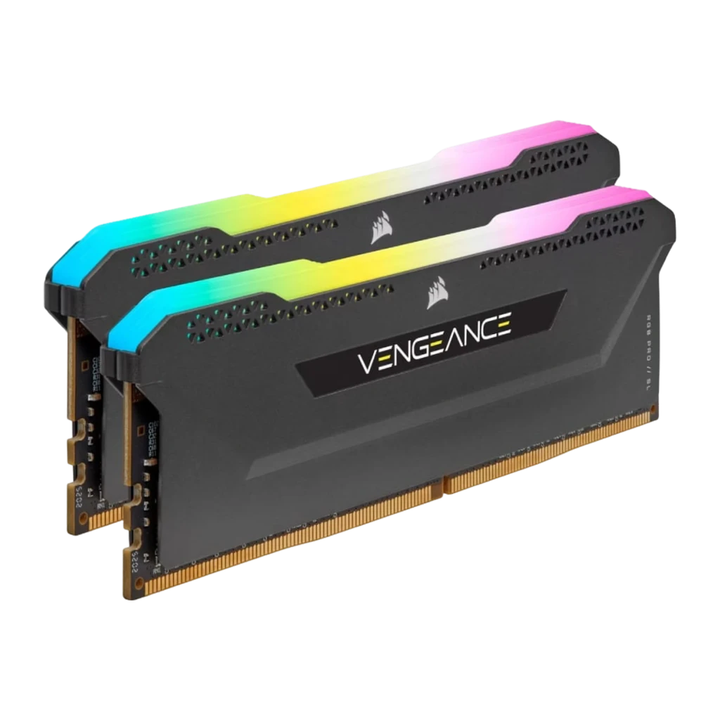 Memória RAM Vengeance RGB Pro 32GB (2x16GB ) DDR4 3200 MHz CL16 (Preto) - CORSAIR