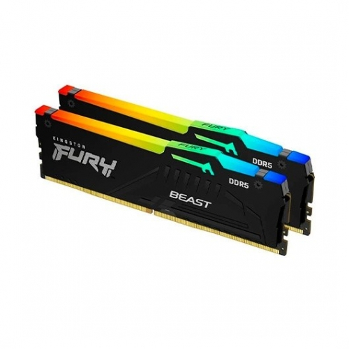 MEMORIA RAMM KINGSTON KF556C36BBE-32 , 32GB 5600MT/s DDR5 CL36 DIMM FURY Beast Black EXPO