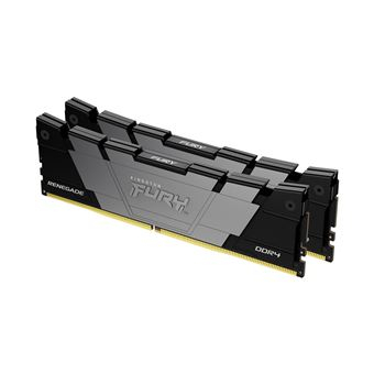 Memorias RAM KINGSTON VRAM 32GB 3200 DDR4 DIMM Kit2 FURY Ren Preta
