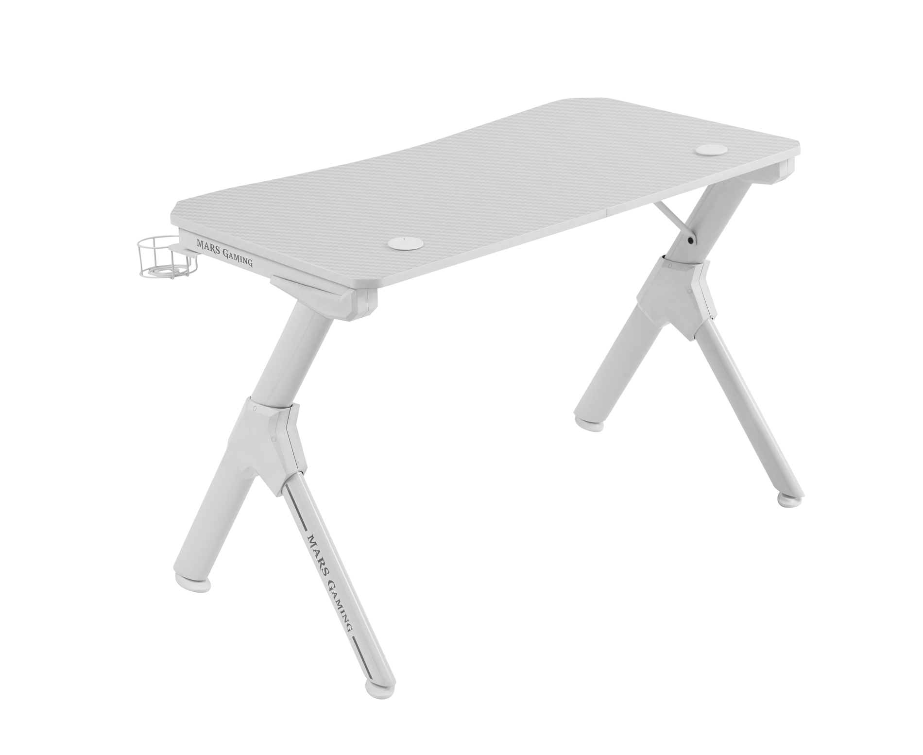Mesa Gaming MGDW 110x60cm (Branco) - MARS-GAMING