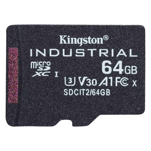 Micro SDHC 64GB Industrial C10 A1 pSLC Card Single Pack w/o Adapter