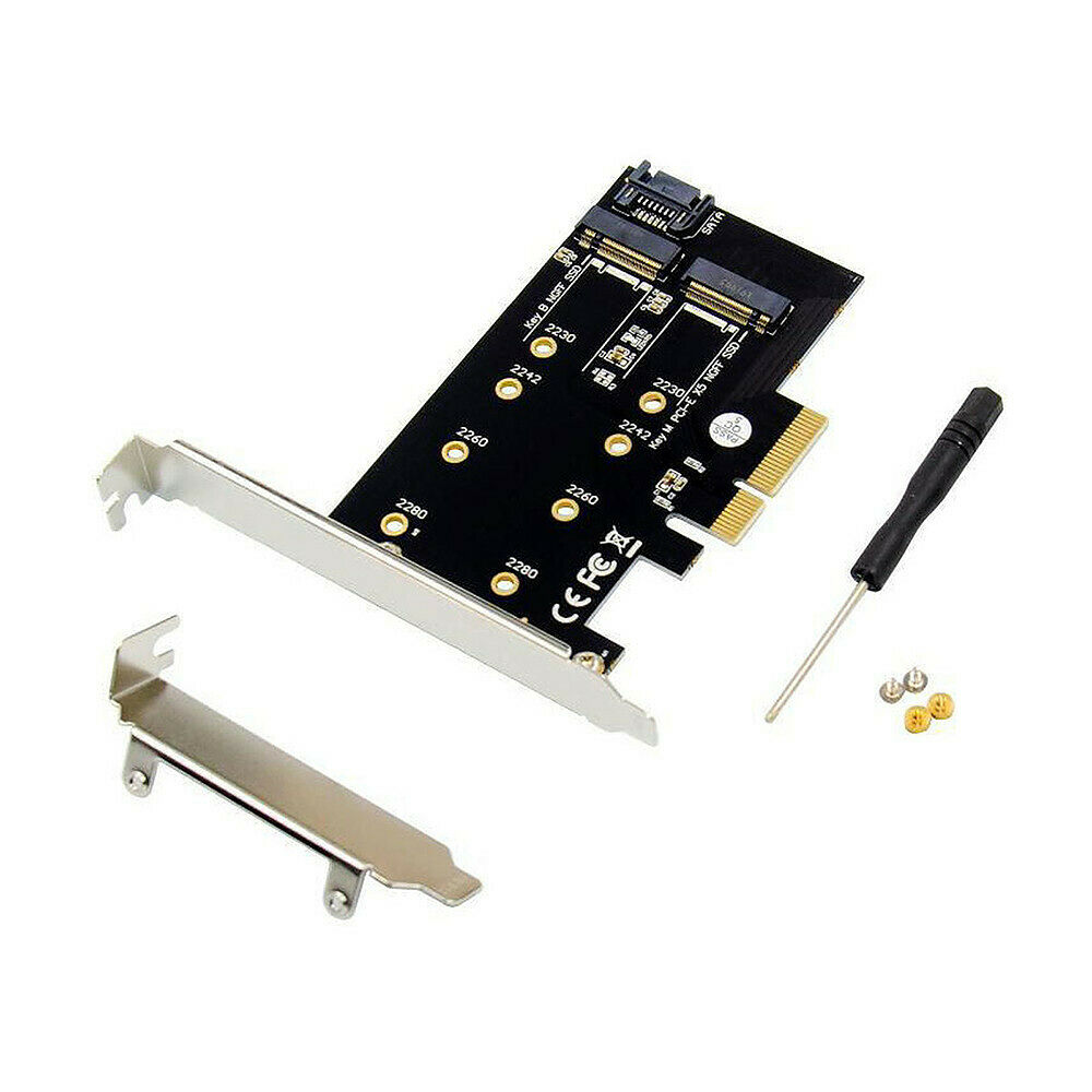 MicroConnect PCIe x4 M.2 B &amp; M Key NVMe