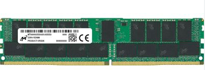 Micron - DDR4 - módulo - 32 GB - DIMM 288-pin - 3200 MHz / PC4-25600 - CL22 - 1.2 V - registado - ECC