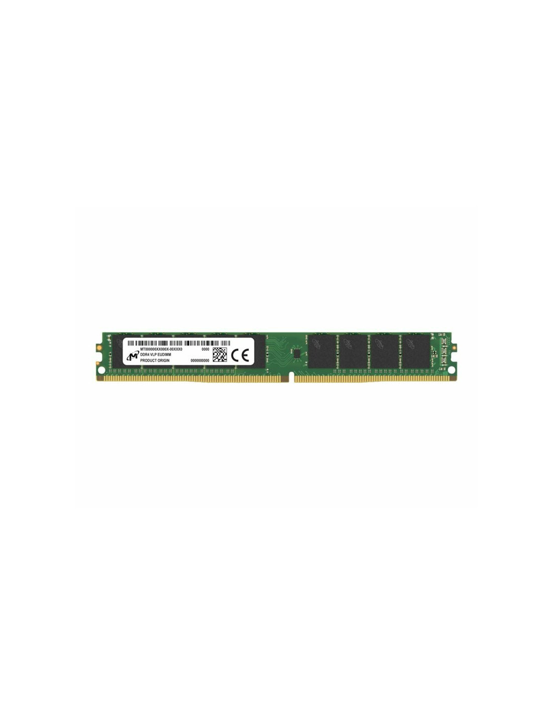 Micron - DDR4 - módulo - 16 GB - DIMM 288-pin muito discreto - 3200 MHz / PC4-25600 - CL22 - 1.2 V - unbuffered - ECC