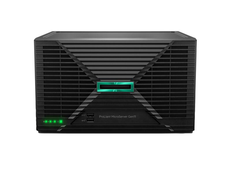 MicroServer Gen11 E-2434 4c 32GB-U 4LFF-NHP 2x4TB HDD 180W External PS EMEA Cmp Module Server
