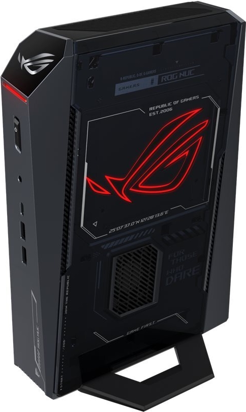 Mini PC gaming ASUS ROG NUC RNUC15JNK9X28AA2 - Ultra 9 275HX RAM 32GB SSD 2TB NVMe GeForce RTX 5080  Win 11 Home preto, 90AS00I1-M00090
