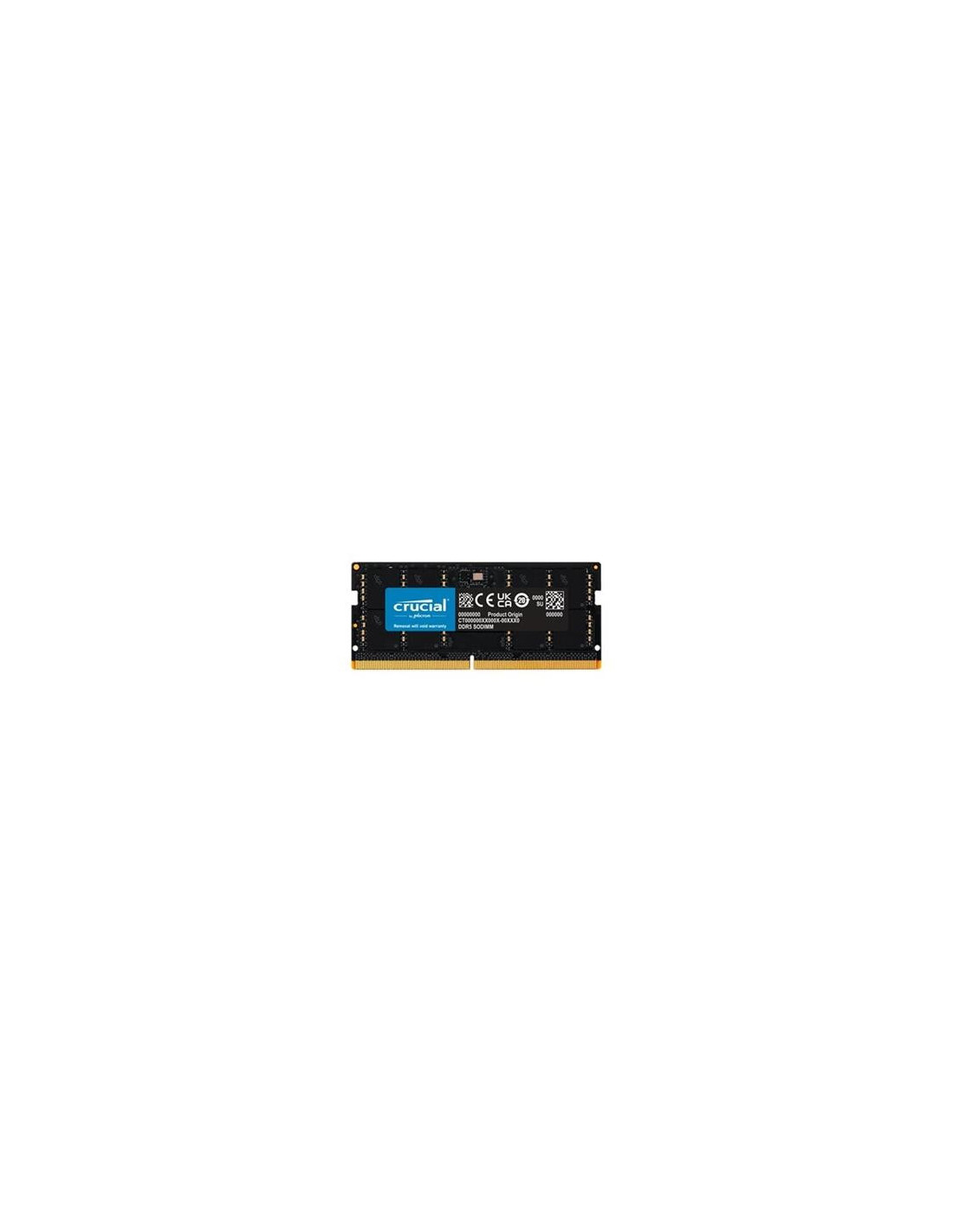 Módulo de Memória Crucial DDR5 SODIMM, 32GB, 5200MHz, CL42, Desembalado