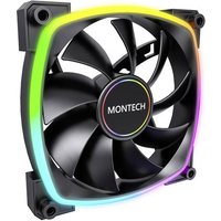 MONTECH AX140 PWM ARGB Lüfter - 140mm, schwarz PC-Gehäuse-Lüfter (B x H x T) 140 x 140 x 2