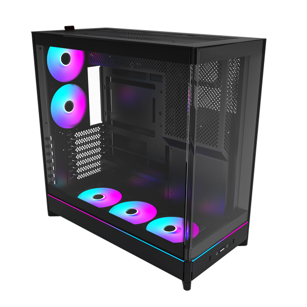 Montech HS02 PRO | Caja ATX Cristal Templado Negra
