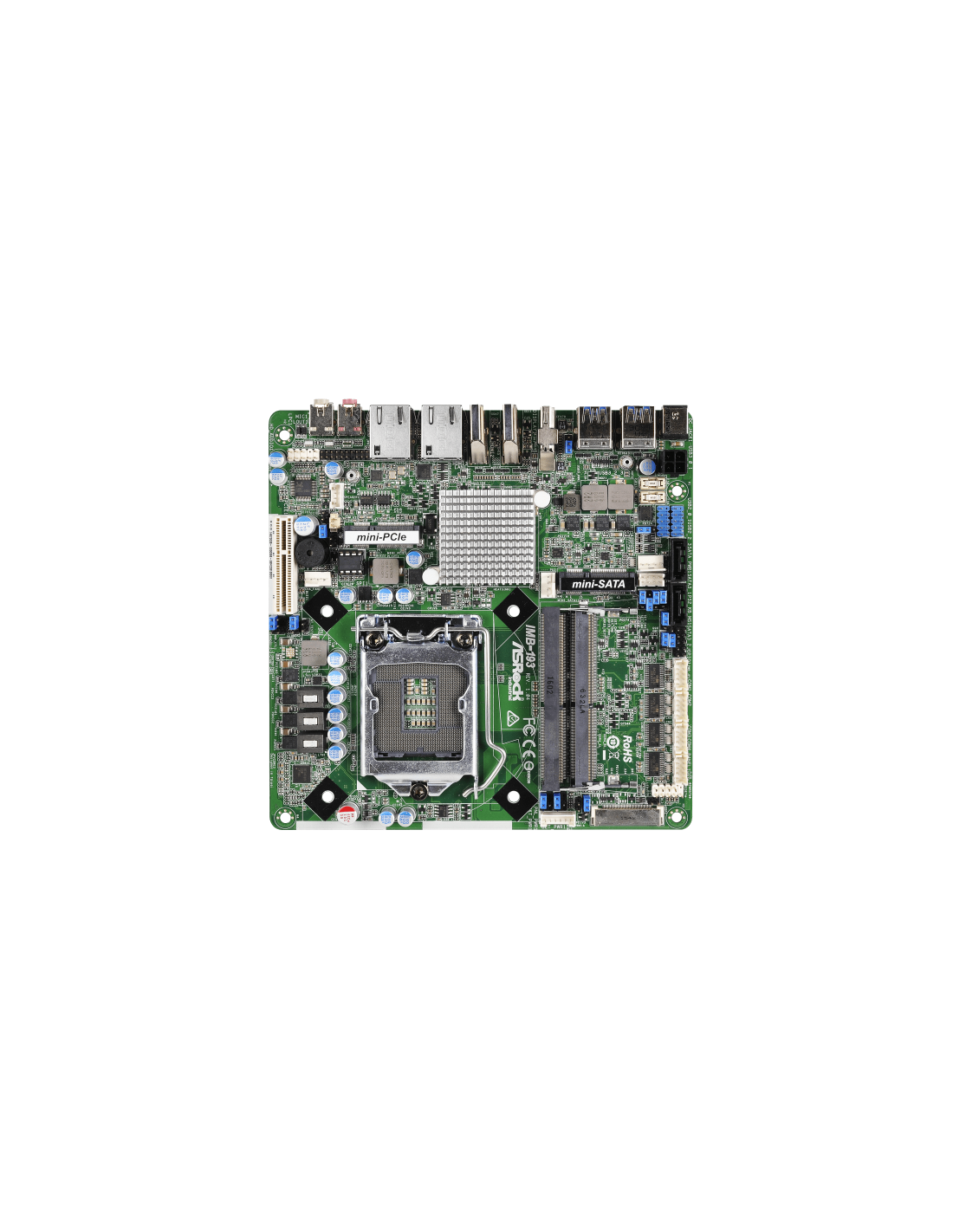 Motherboard AsRock H110M/IMB-193, LGA 1151, DDR4, USB 3.0 e HDMI