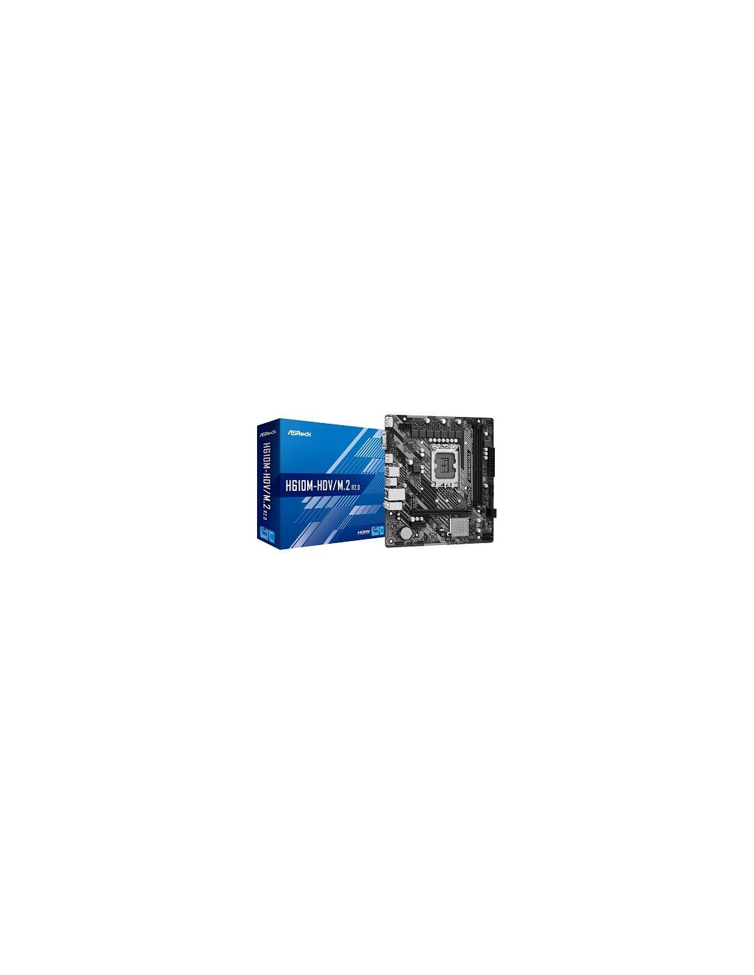 Motherboard Asrock H610m-hdv 2ddr4, 1m2, 1pci4.0, Matx