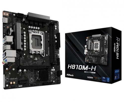 Motherboard ASRock H810M-H INTEL H810/2DDR5 Intel LGA1851 , 90-MXBSZ0-A0UAYZ