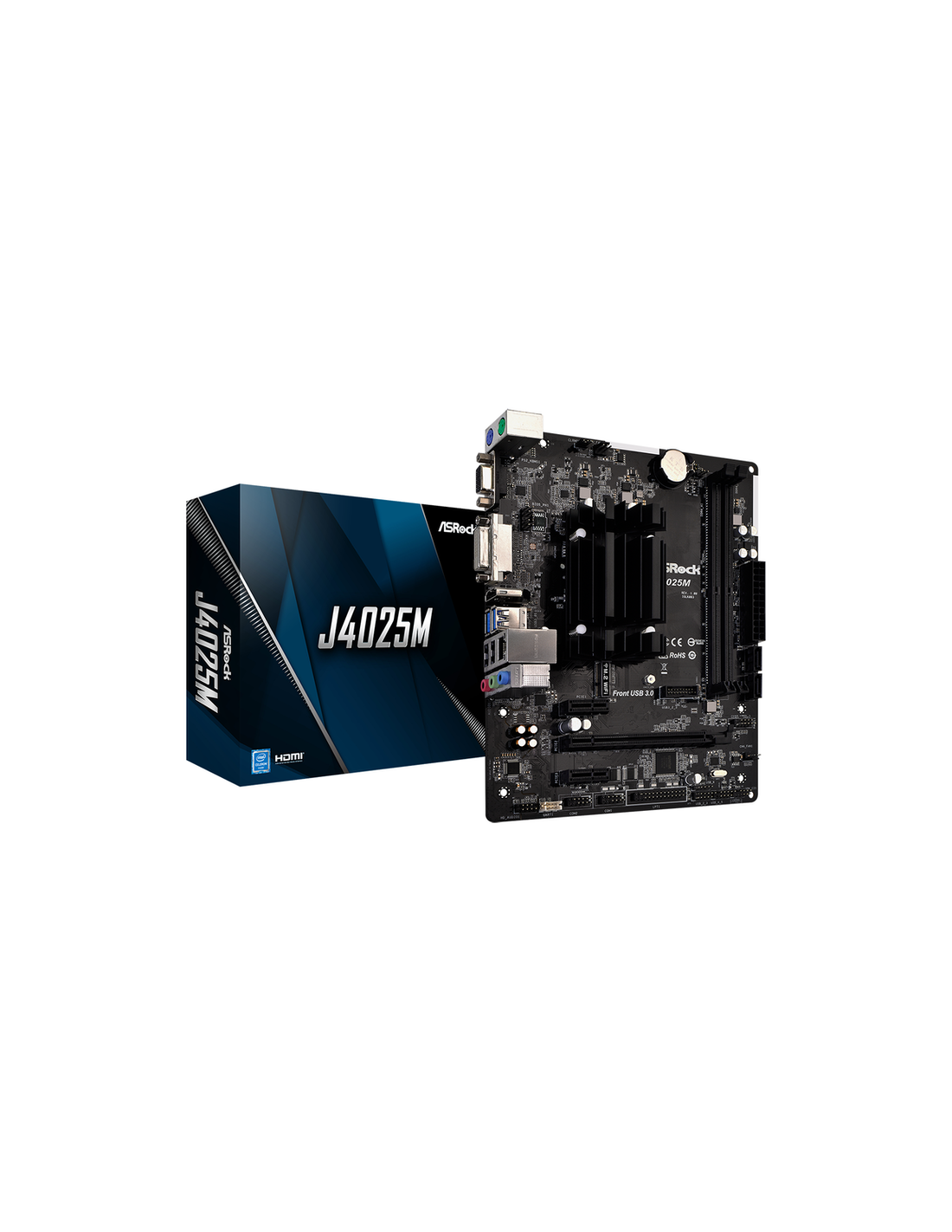 Motherboard AsRock J4025M - Micro ATX, Intel J4025, DDR4, HDMI, USB 3.2 Gen1