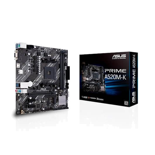 MOTHERBOARD ASUS AM4 PRIME A520M-K