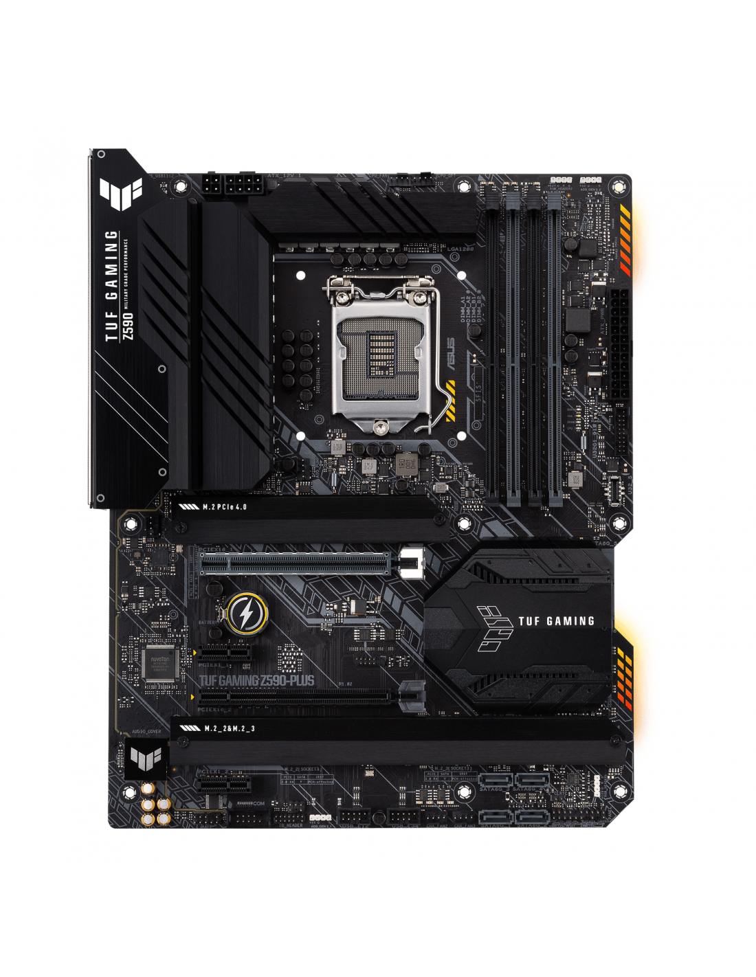 Motherboard Asus ATX TUF GAMING Z590-PLUS LGA 1200, DDR4, M.2 e 2.5 Gigabit Ethernet