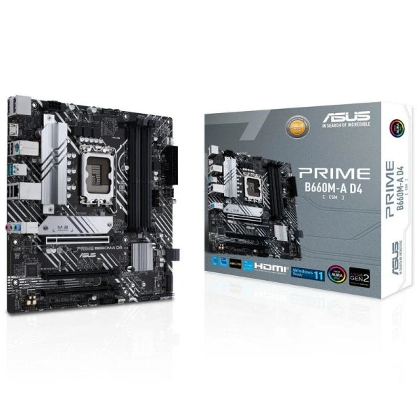 PLACA MATHERBOARD ASUS PRIME B660M-A D4-CSM 90MB19K0-M1EAYC