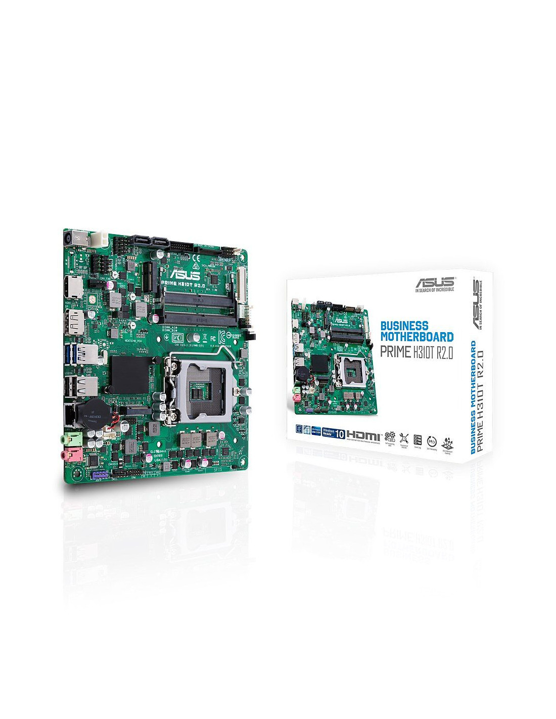Motherboard Asus Prime H310T R2.0, Mini-ITX, LGA 1151, DDR4, Gigabit Ethernet