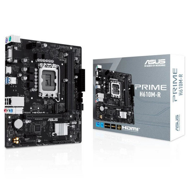 Motherboard ASUS PRIME H610M-R-SI LGA 1700 2DDR5 microATX 4xSATA MB 1xHDMI 2.1 1xDP 1.4 1xD-Sub 1xM.2, 90MB1GL0-M0ECY0