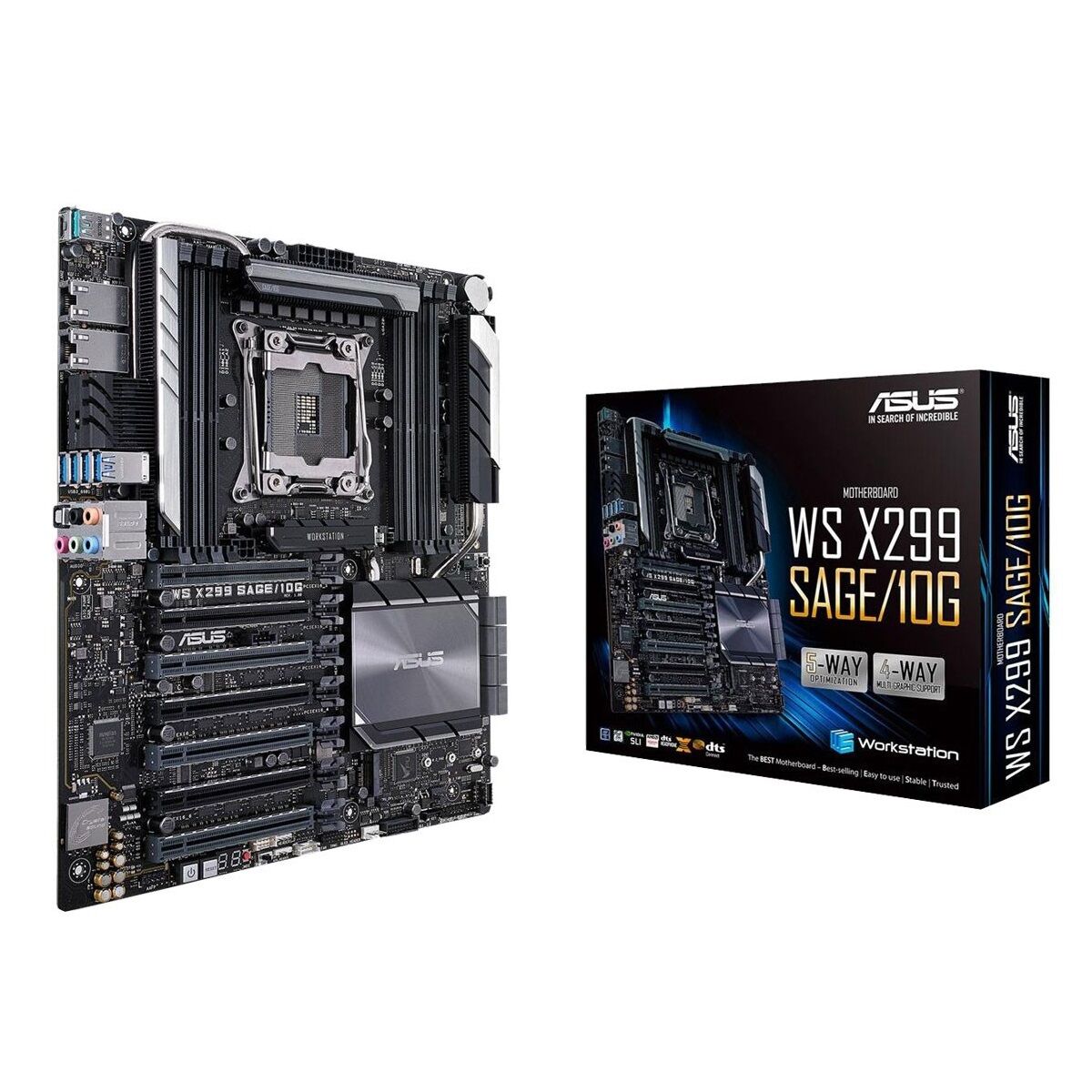 Motherboard ASUS WS X299 SAGE/10G Intel® X299 LGA 2066 (Socket R4) SSI CEB