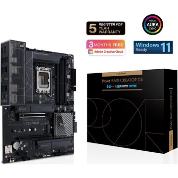 Motherboard ATX ProArt B660 Creator D4 - ASUS