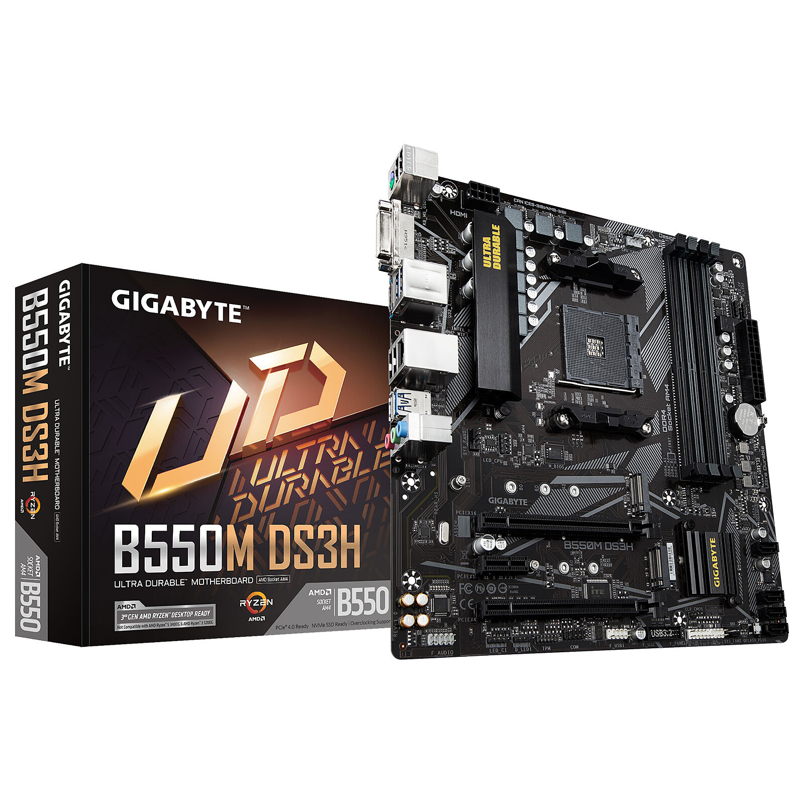Motherboard B550M DS3H Skt AM4 Micro ATX - GIGABYTE