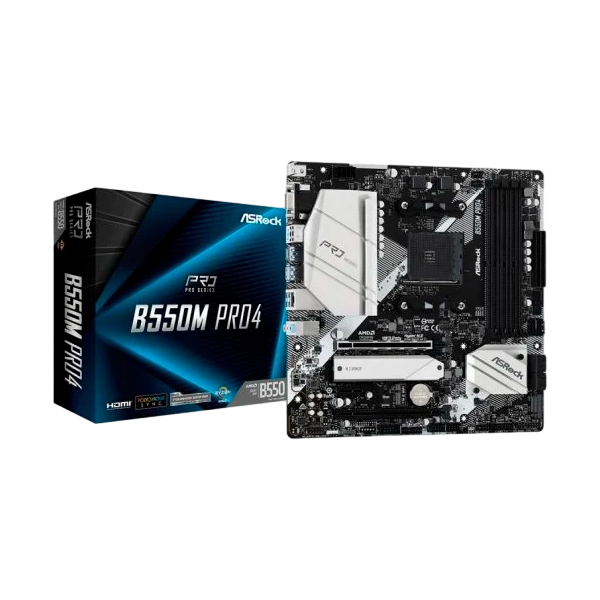 Motherboard B550M Pro4 Skt AM4 Micro ATX - ASROCK