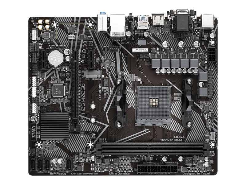 Motherboard GIGABYTE AM4 A520M S2H